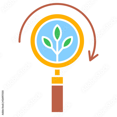 Autotroph proses icon, Plant, Leaf