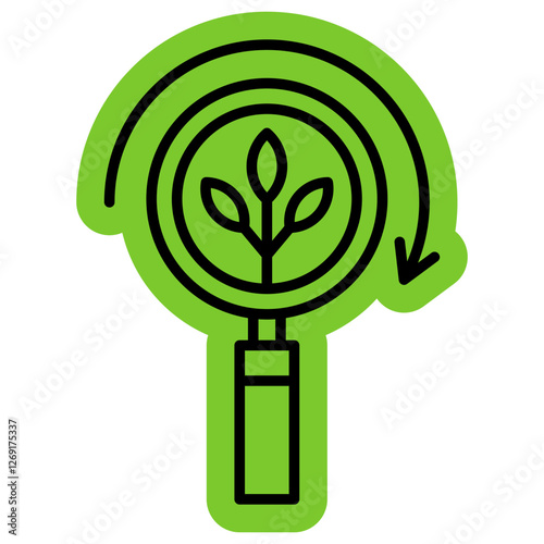 Autotroph proses icon, Plant, Leaf
