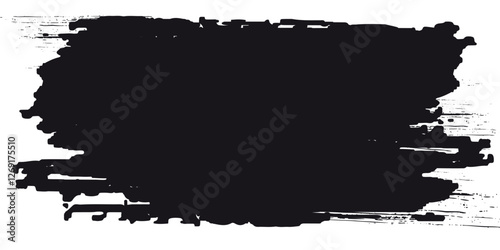 Glitch distorted grange shape . Noise grungy logo . Trendy defect error shapes
