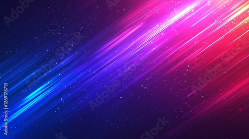 rhythm visual and sparkling dreamy illumination creates a radiant cosmic atmosphere with vibrant futuristic style.






