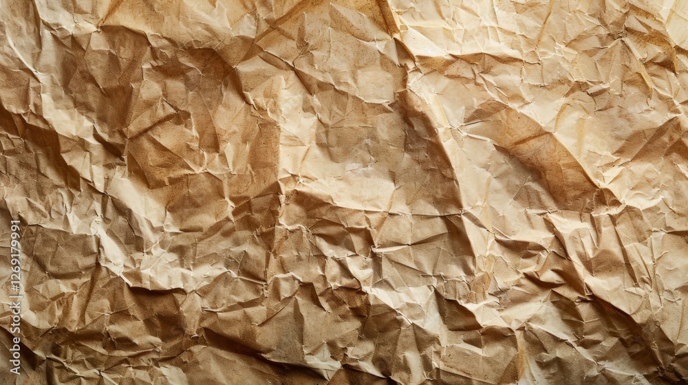 Obraz premium Rough packaging paper texture with visible grain