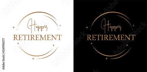 happy retirement text	