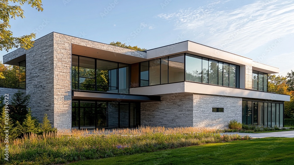 Modern Architectural Gem, A Luxurious Lakeside Residence Modern Architectural Gem, A Luxurious Lakeside Residence