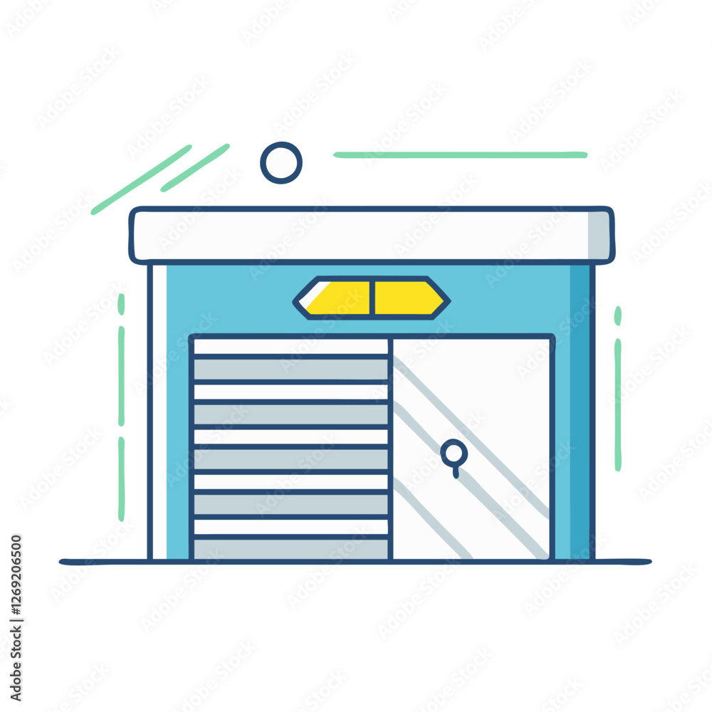 garage door icon, garage door vector illustration-simple illustration of garage door, perfect for garage door logos and icons garage door icon, garage door vector illustration-simple illustration of garage door, perfect for garage door logos and icons