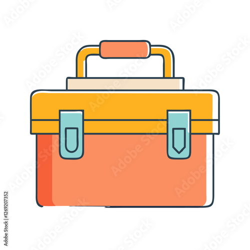tool box icon, tool box vector illustration-simple illustration of tool box, perfect for tool box logos and icons