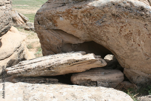 rock formations in Kazahstan