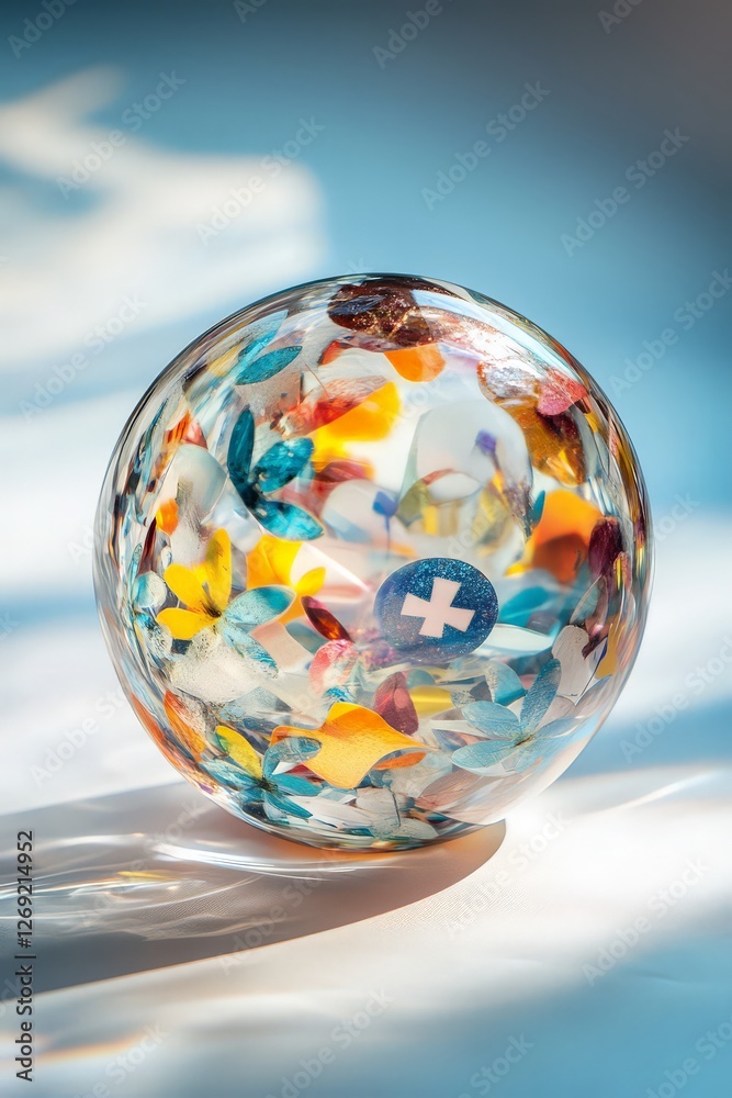 Unique Asthma Awareness Paperweight Unique Asthma Awareness Paperweight