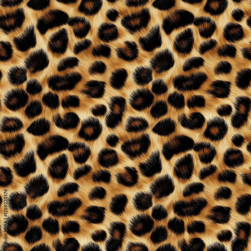 Leopard fur, photorealistic image. Seamless pattern. Animalistic trendy print. Cover, wallpaper, packaging for the brand. Leopard fur, photorealistic image. Seamless pattern. Animalistic trendy print. Cover, wallpaper, packaging for the brand.