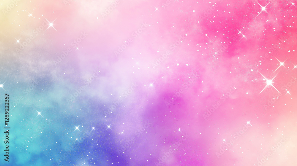 Glowing pink bokeh background with sparkling stars and a festive winter atmosphere Glowing pink bokeh background with sparkling stars and a festive winter atmosphere