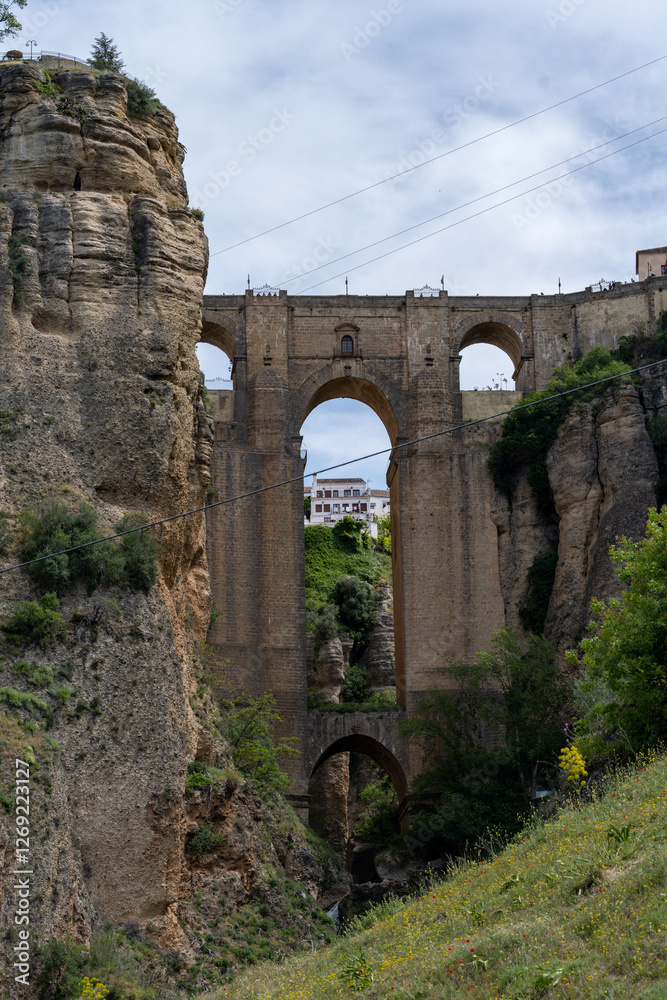 Scenic View of Ronda’s Puente Nuevo Scenic View of Ronda’s Puente Nuevo