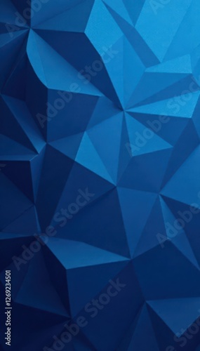Abstract blue and dark grey polygonal pattern Geometric shapes, vector art, background texture, gradient, technology
