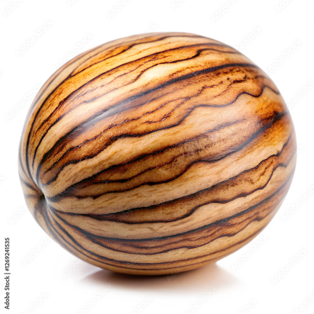 Fototapeta premium Zebrawood fruit isolated on transparent background 