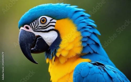 blue and yellow macaw