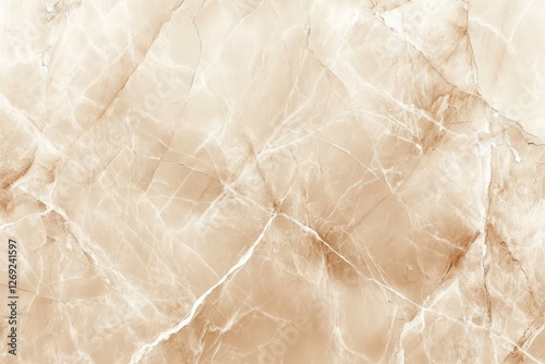 Cream and gold marble texture with organic patterns. Artificial Intelligence