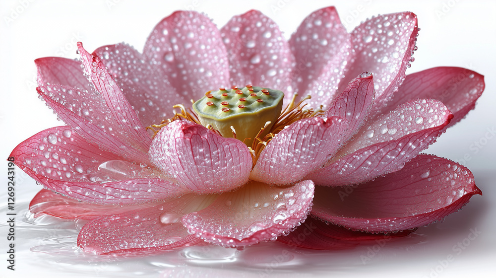 Fototapeta premium pink water lily