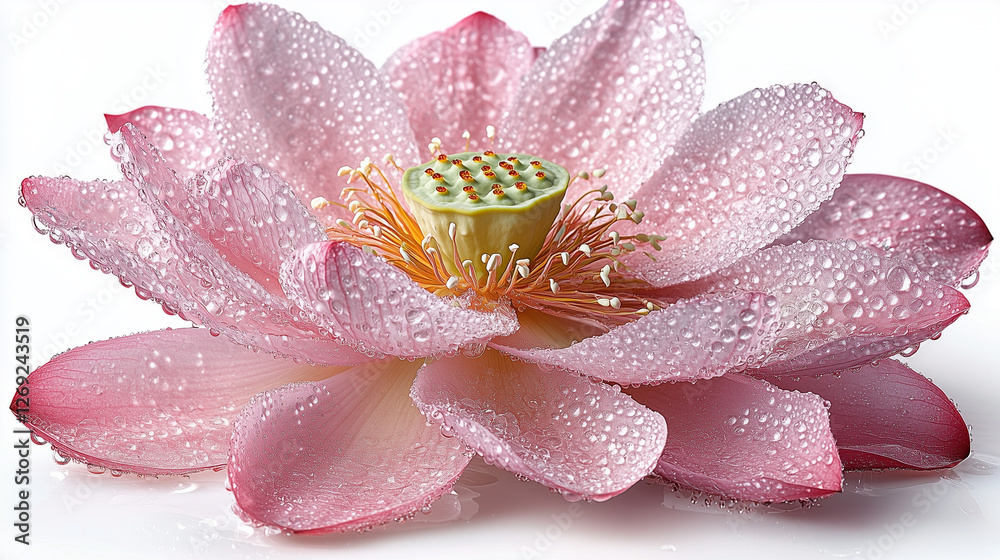 Fototapeta premium pink water lily