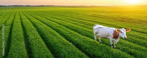 sustainable gardening organic self-sufficiency. Small-scale organic farm with free-range livestock and rotational grazing for sustainability