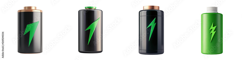 Assortment of Vibrant 3D Rechargeable Batteries Depicting Renewable Energy Concepts Isolated on White Background Creative Showcasing Eco Friendly Power Sources and Sustainable Technology Assortment of Vibrant 3D Rechargeable Batteries Depicting Renewable Energy Concepts Isolated on White Background Creative Showcasing Eco Friendly Power Sources and Sustainable Technology