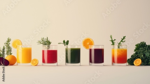 Fresh Organic Juice Collection