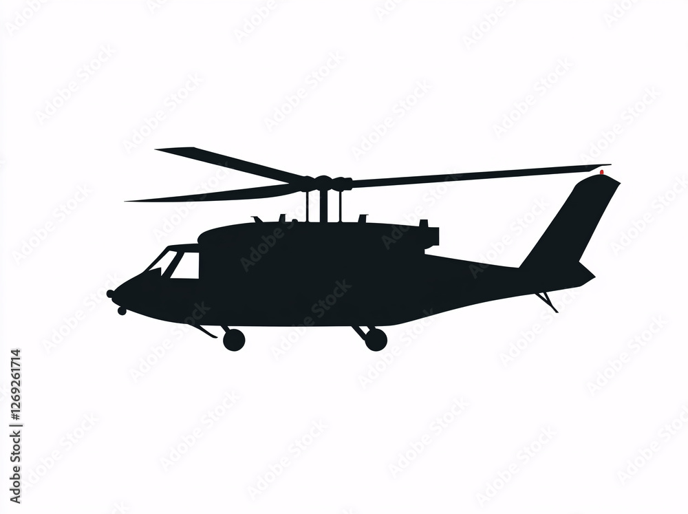 Fototapeta premium Black Hawk Helicopter UH-60 Black Hawk Helicopter