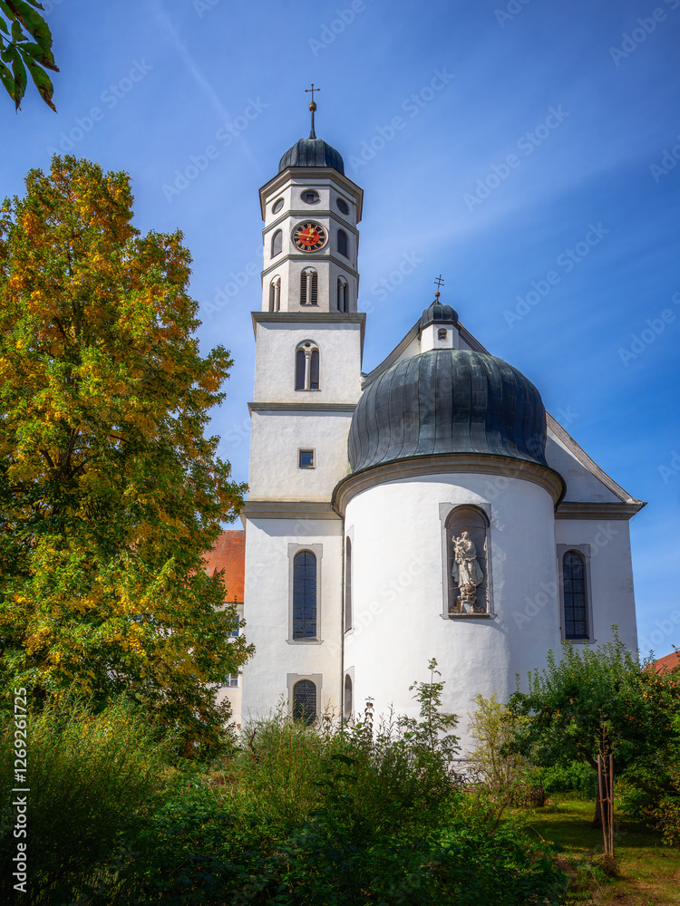 Historic Maihingen monastery in Bavaria