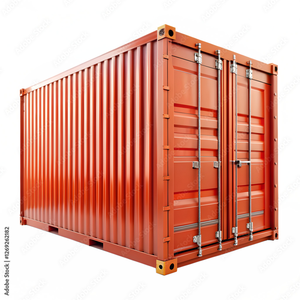 Container isolated on transparent background Container isolated on transparent background