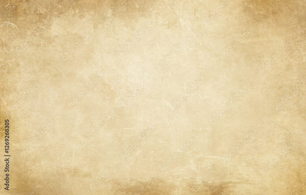 Fototapeta premium Old grunge stained paper texture for background design.