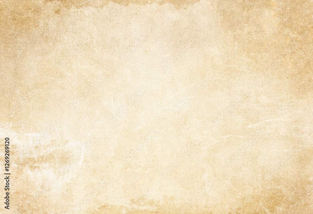 Obraz premium Beige grunge old paper texture or background for design.