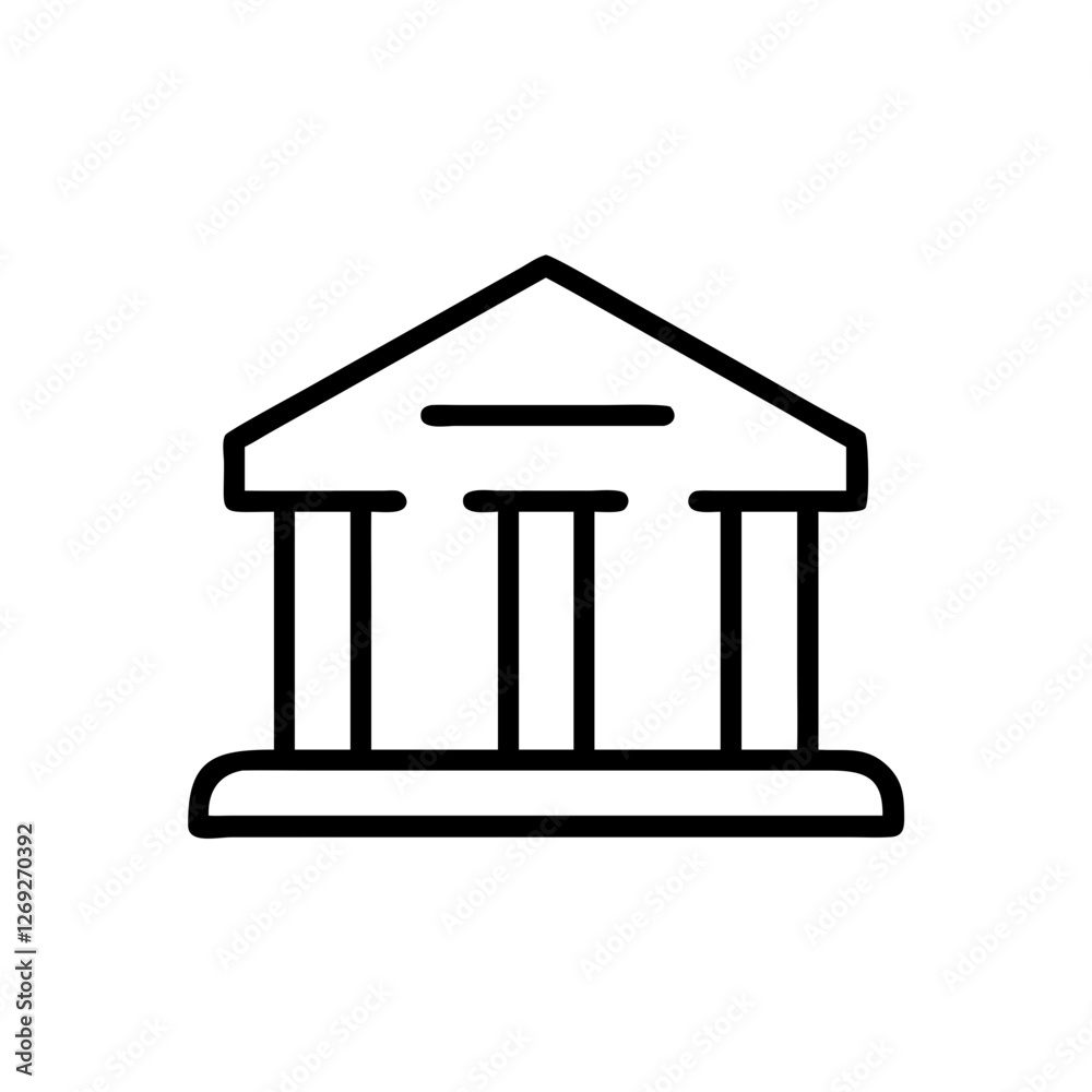 Outline of a classical building structure Outline of a classical building structure