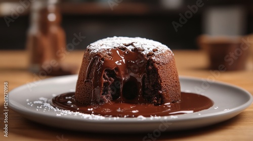 Chocolate Lava Cake: Indulge in a decadent, molten chocolate lava cake, a perfect dessert that will satisfy your sweet cravings. Its rich, fudgy exterior gives way to a warm, flowing chocolate center.