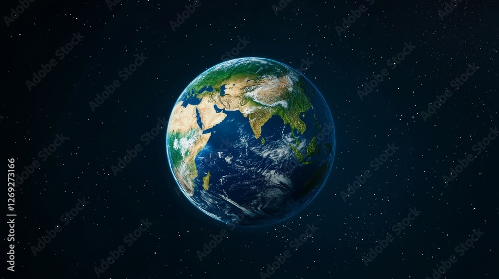Earth seen from the moon, the entire Earth is visible, extremely realistic Earth seen from the moon, the entire Earth is visible, extremely realistic