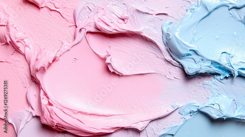 Wallpaper Mural A captivating arrangement of pastel-hued cosmetic cream smears creates an artistic display Torontodigital.ca