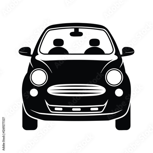 Black Car vector illustration concept