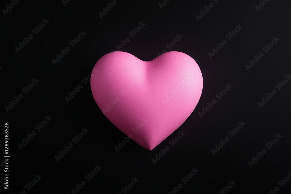 a close up of a pink heart shaped object on a black background a close up of a pink heart shaped object on a black background