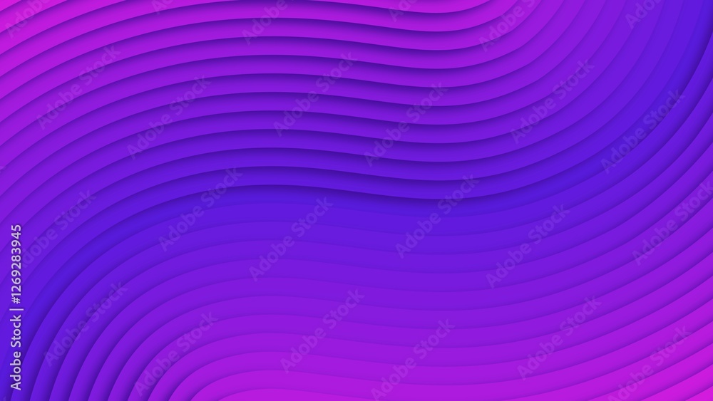 Blue and violet gradient wavy background Blue and violet gradient wavy background