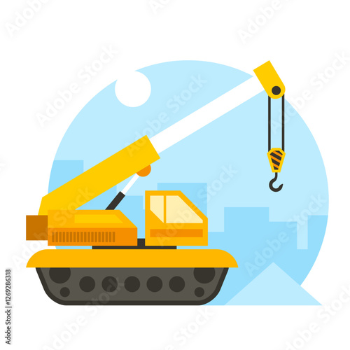 excavator crane