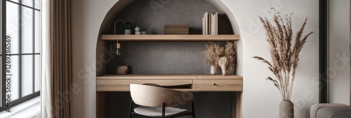Modern Minimalist Home Office Workspace Design