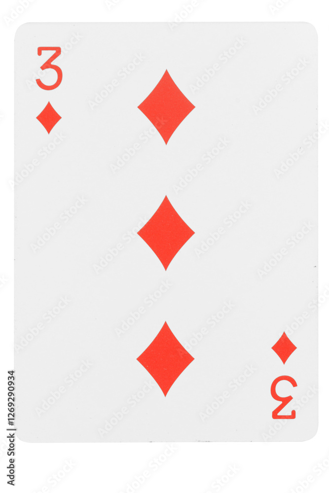 Obraz premium card gambling isolated on white background