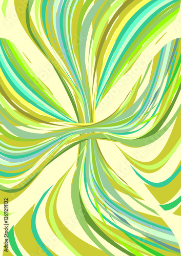 Background image, green color tones, gradients of color used in graphics