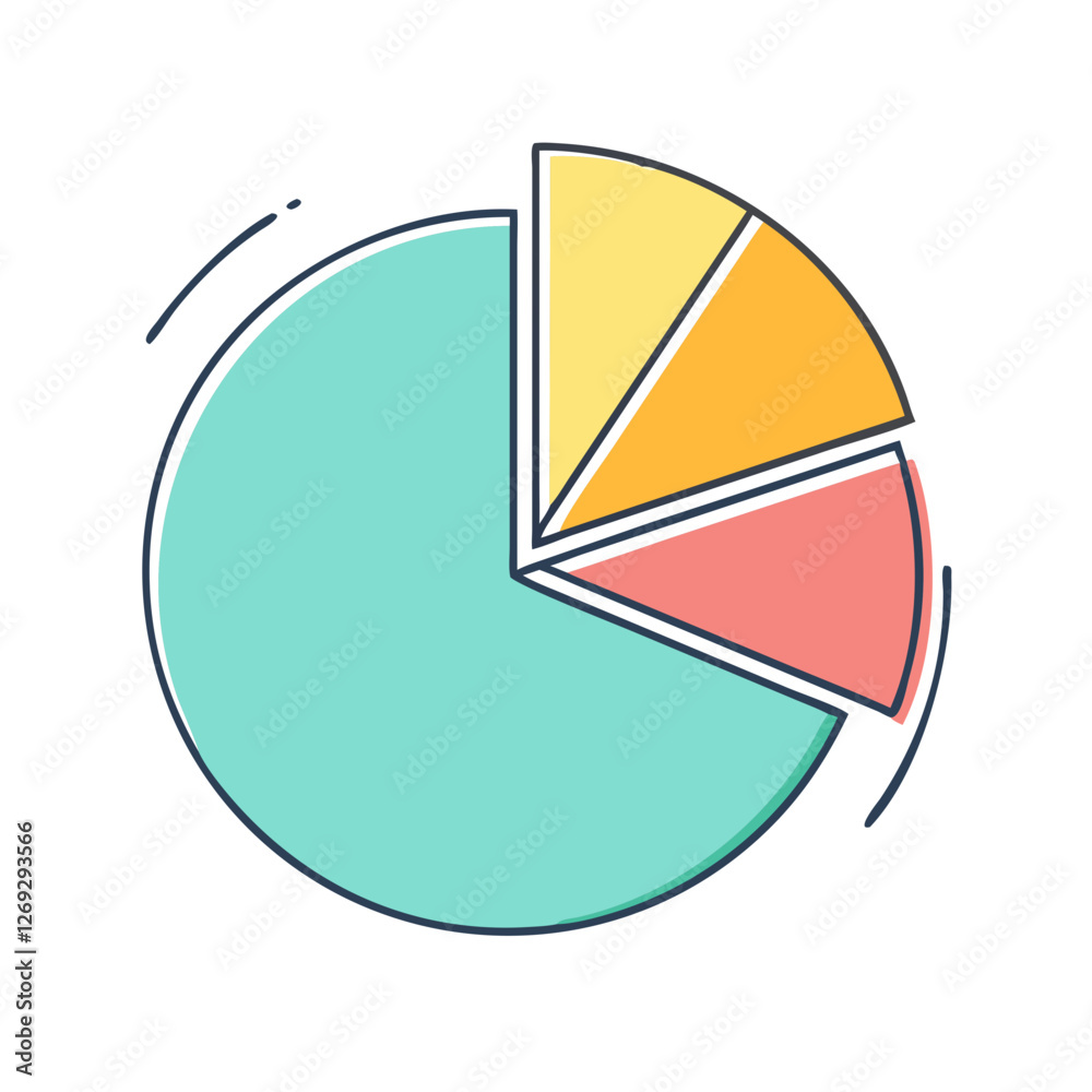 pie chart icon, pie chart vector illustration-simple illustration of pie chart, perfect for pie chart logos and icons pie chart icon, pie chart vector illustration-simple illustration of pie chart, perfect for pie chart logos and icons