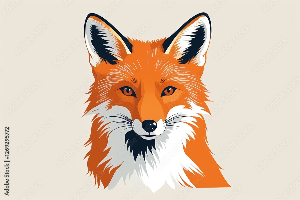 Obraz premium there is a fox that is looking at the camera