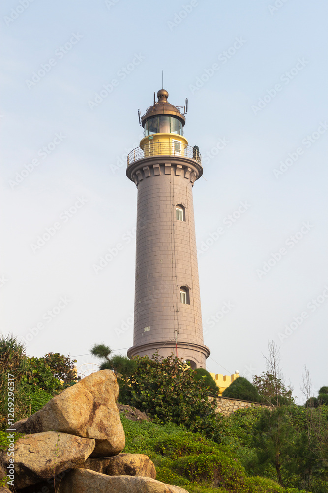 The Dai Lanh lighthouse is one of the best places to marvel at the morning sun bathing the South-Central Coast of Vietnam. The Dai Lanh lighthouse is one of the best places to marvel at the morning sun bathing the South-Central Coast of Vietnam.