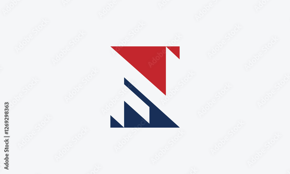 NF or FN monogram logo design