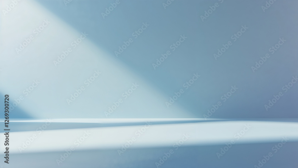 custom made wallpaper toronto digitalEmpty light blue studio background illuminating product display area with sun rays