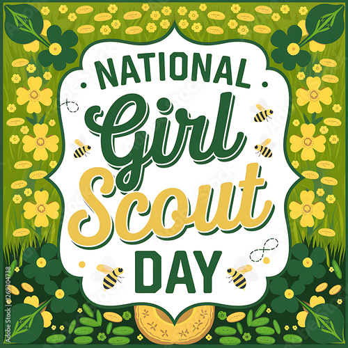 national girl scout day photo