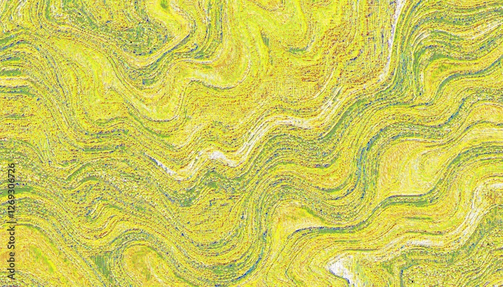 Vibrant Yellow and Green Abstract Swirling Texture Background Vibrant Yellow and Green Abstract Swirling Texture Background