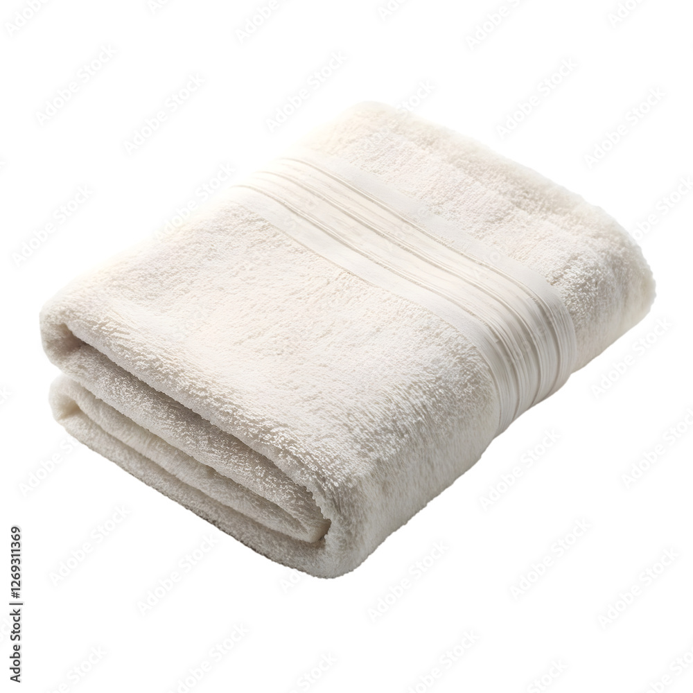 Towel isolated on transparent background 