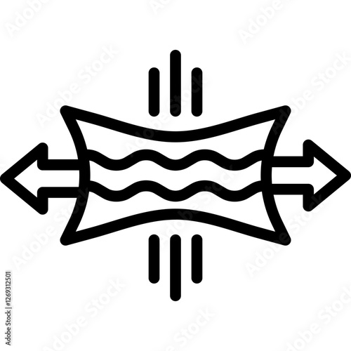Two Way Stretch Fabric Icon