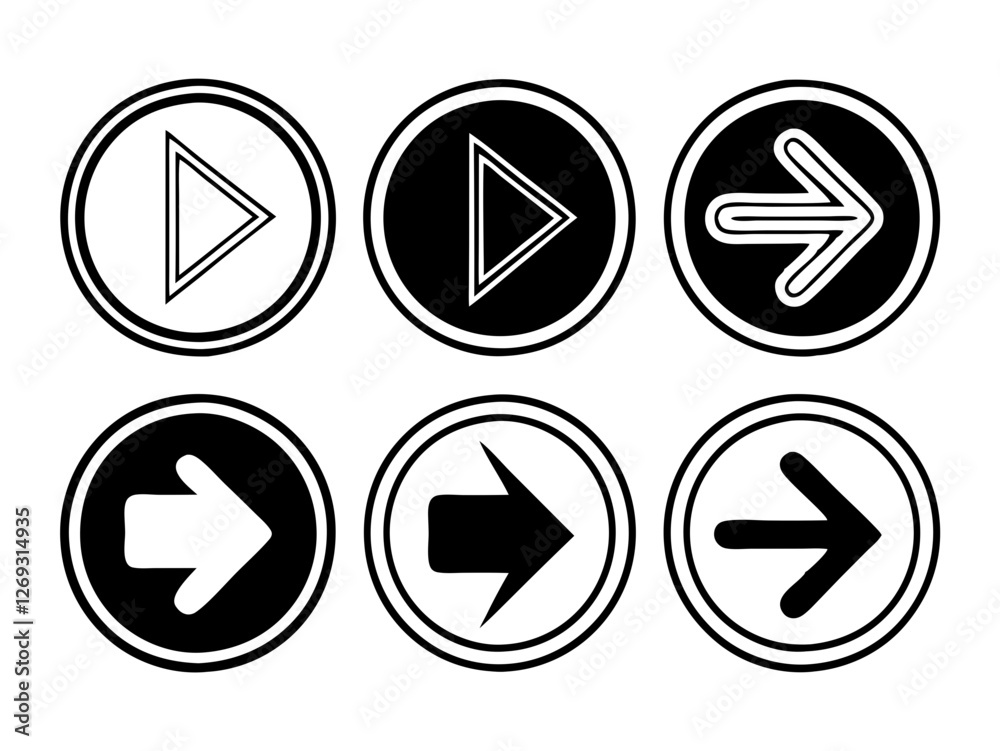 Acceleration arrow icon set, Vector icon, Line art Vector, Doodle Icon Acceleration arrow icon set, Vector icon, Line art Vector, Doodle Icon