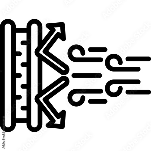 Windproof Fabric Icon